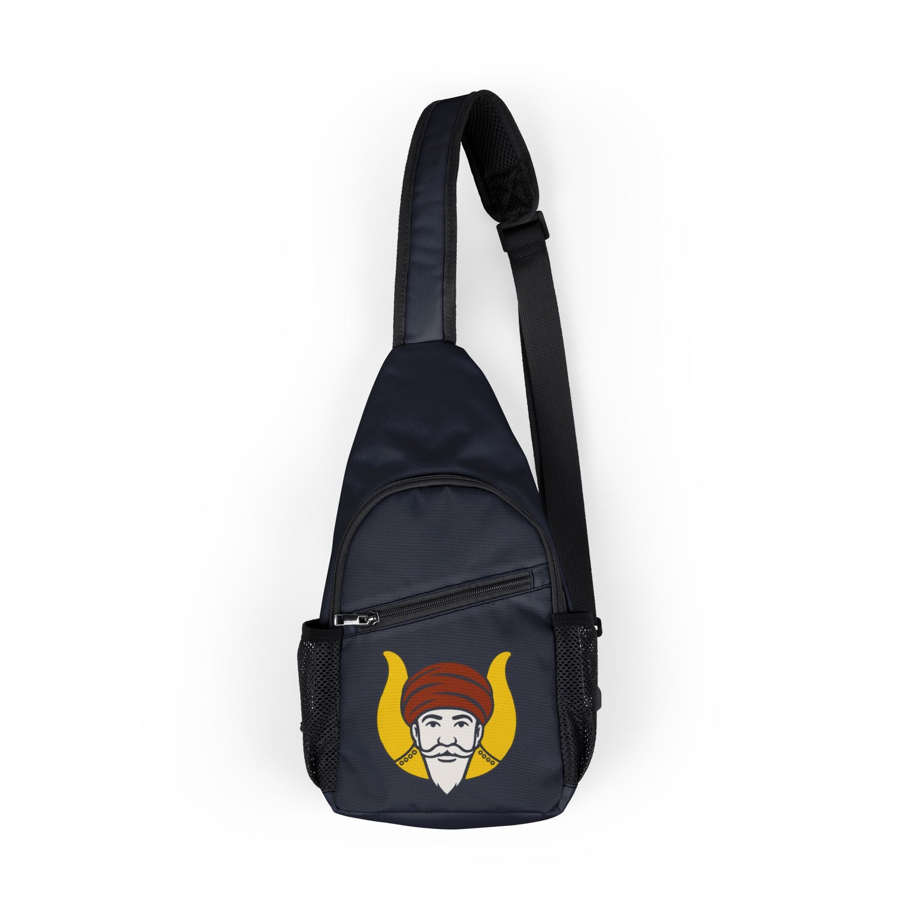 GROTTO Crossbody Bag - Black Nylon With Multiple Pockets - Bricks Masons