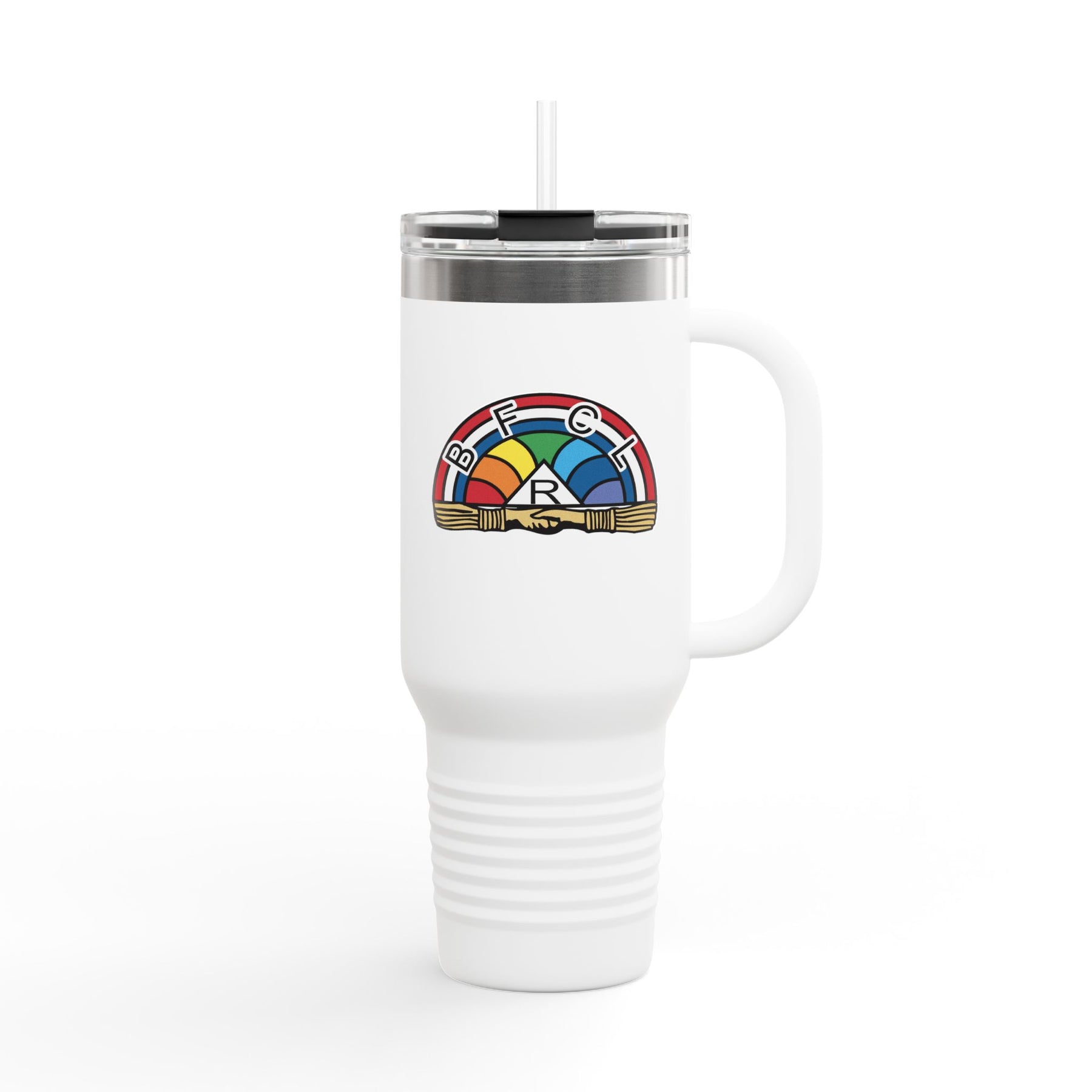International Order of The Rainbow For Girls Ringneck Tumbler - Stainless Steel & Insulated - Bricks Masons