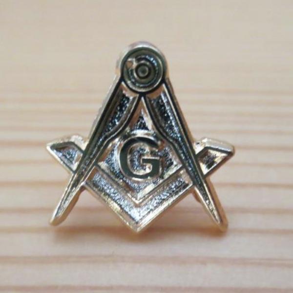 Master Mason Blue Lodge Lapel Pin - Compass And Square G - Bricks Masons