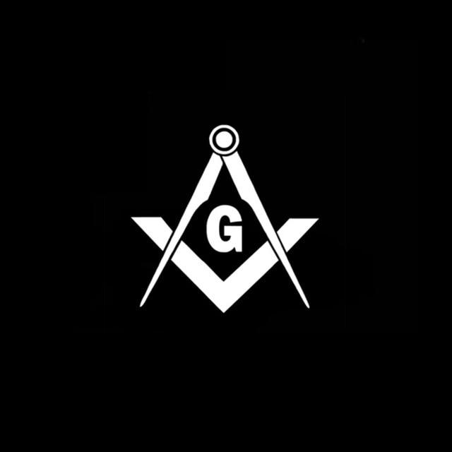 Master Mason Blue Lodge Sticker Decal - Compass Square G - Bricks Masons