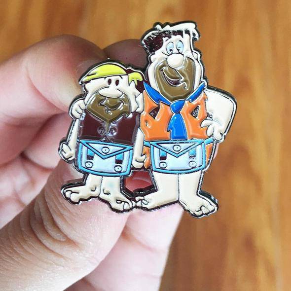 Master Mason Blue Lodge Lapel Pin - Flintstones Apron - Bricks Masons