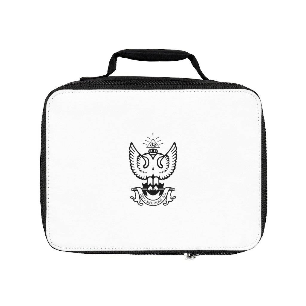 33rd Degree Scottish Rite Lunch Bags - Wings Up Black & White