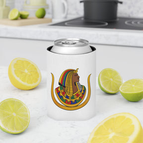 DOI Can Cooler - Colorful Emblem On White Polyester - Bricks Masons