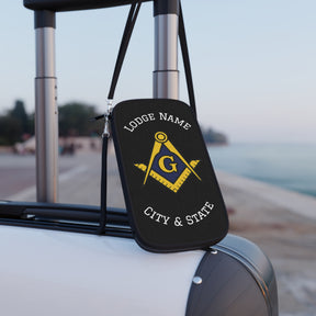 Master Mason Blue Lodge Passport Wallet - Customizable With Storage Pockets - Bricks Masons