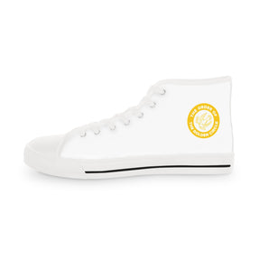 Order of the Golden Circle Sneaker - High Top Black & White Sole - Bricks Masons