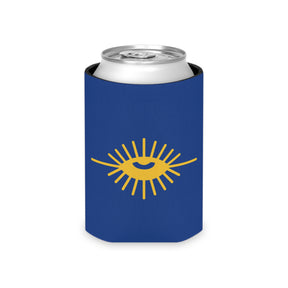 Knights of the All Seeing Eye Can Cooler - Blue & Gold - Bricks Masons