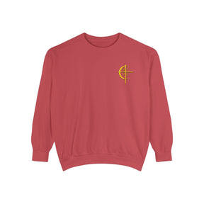 Council of Crusaders Sweatshirt - Embroidered Crusader Cross Chest Crest - Bricks Masons
