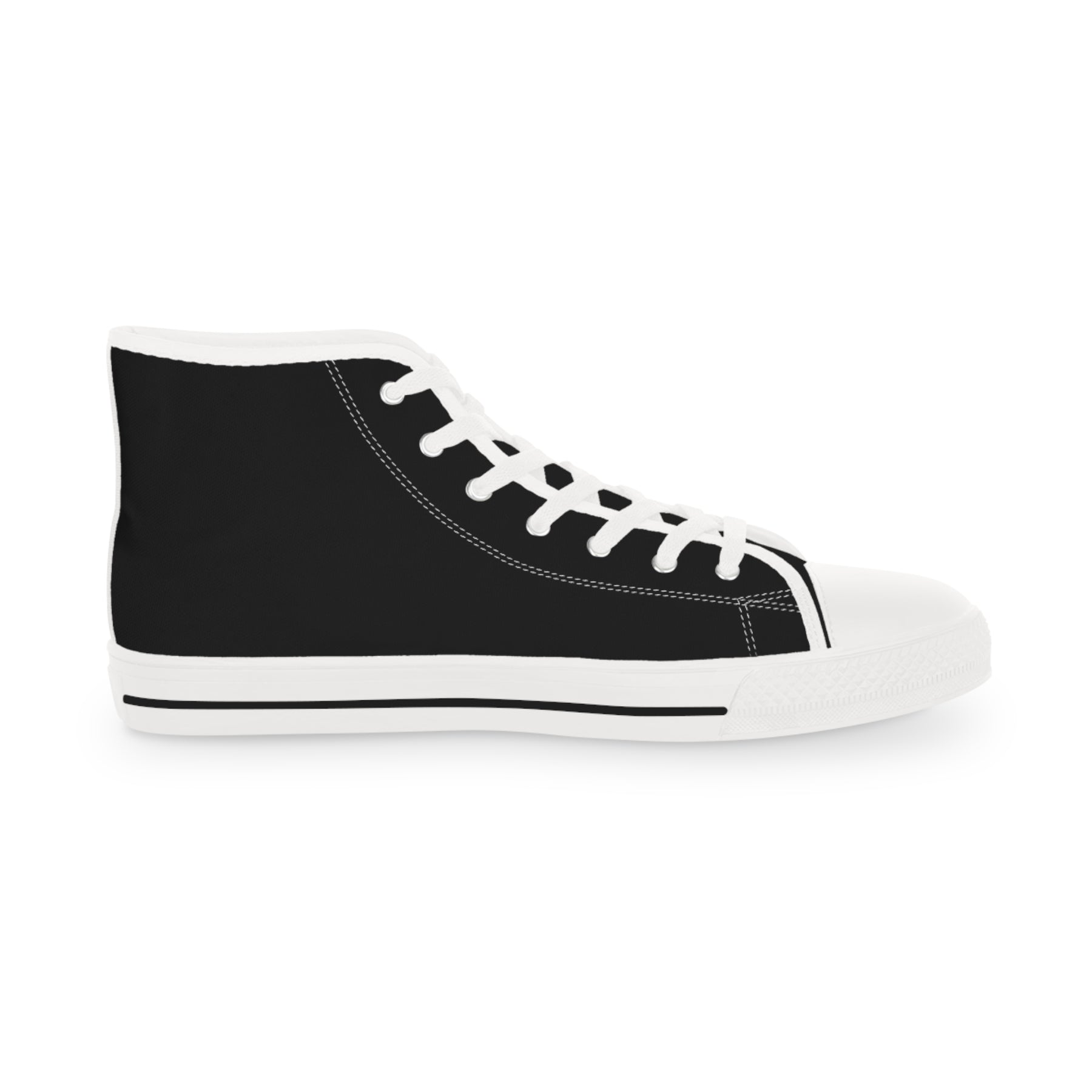 Knight Templar Priests Sneaker - High Top Black & White - Bricks Masons