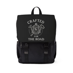 Master Mason Blue Lodge Backpack - Full Black Crafted For The Road - Bricks Masons