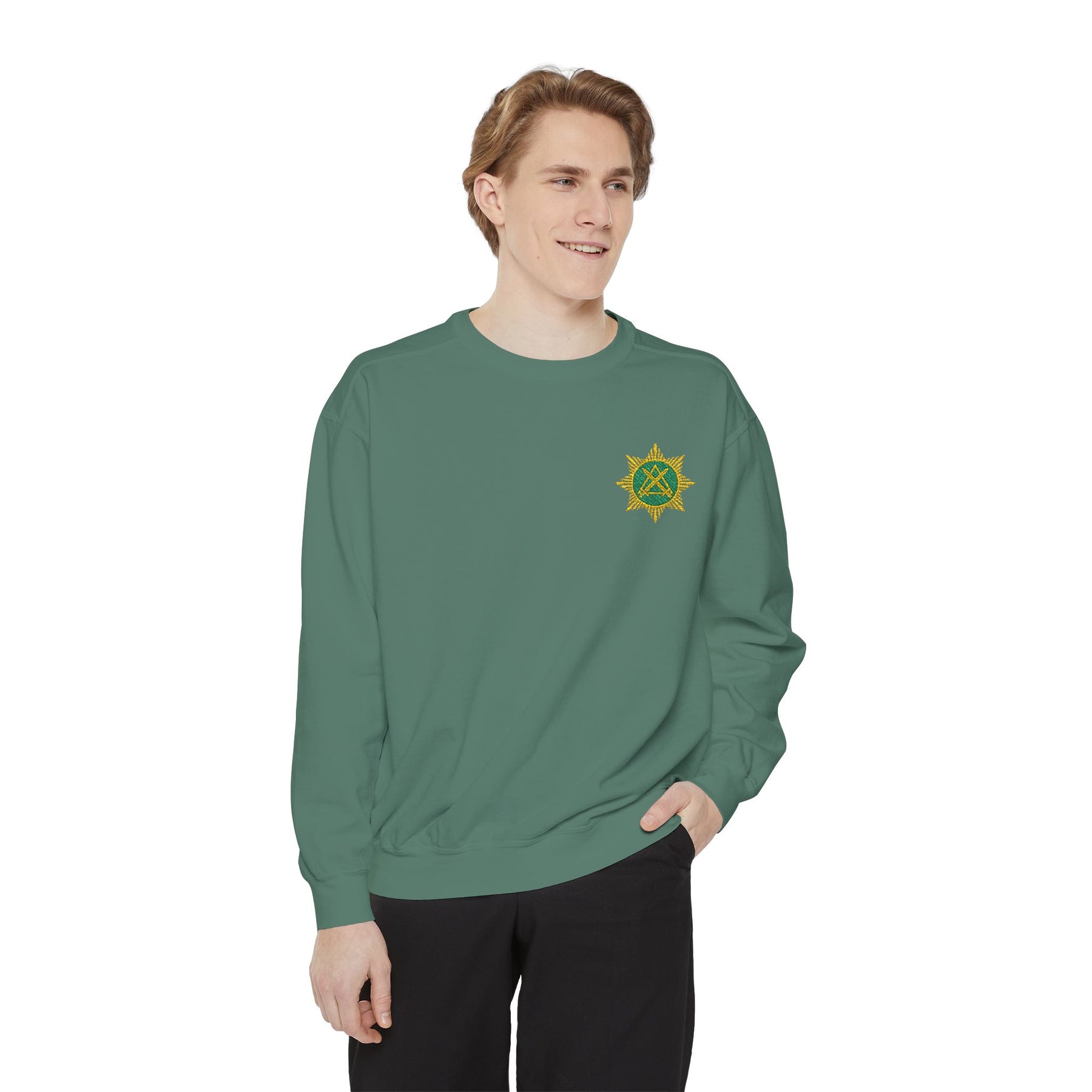 Knight Masons Sweatshirt - Embroidered Emblem - Bricks Masons