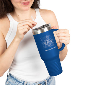 Vaso de cuello redondo Master Mason Blue Lodge - Construido con un propósito S&amp;C G