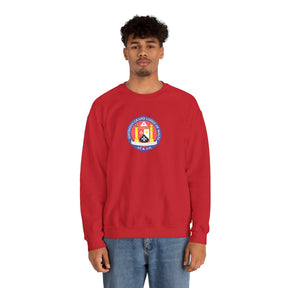 Malta Jurisdiction Sweatshirt - Crewneck Embroidered Emblem - Bricks Masons