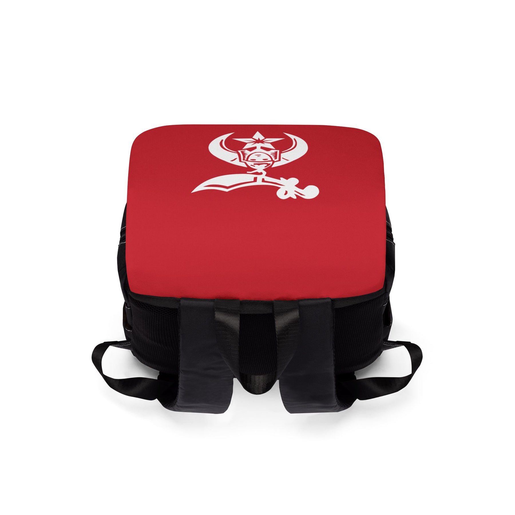 Shriners Backpack - Red Resistant Fabric With Adjustable Straps - Bricks Masons