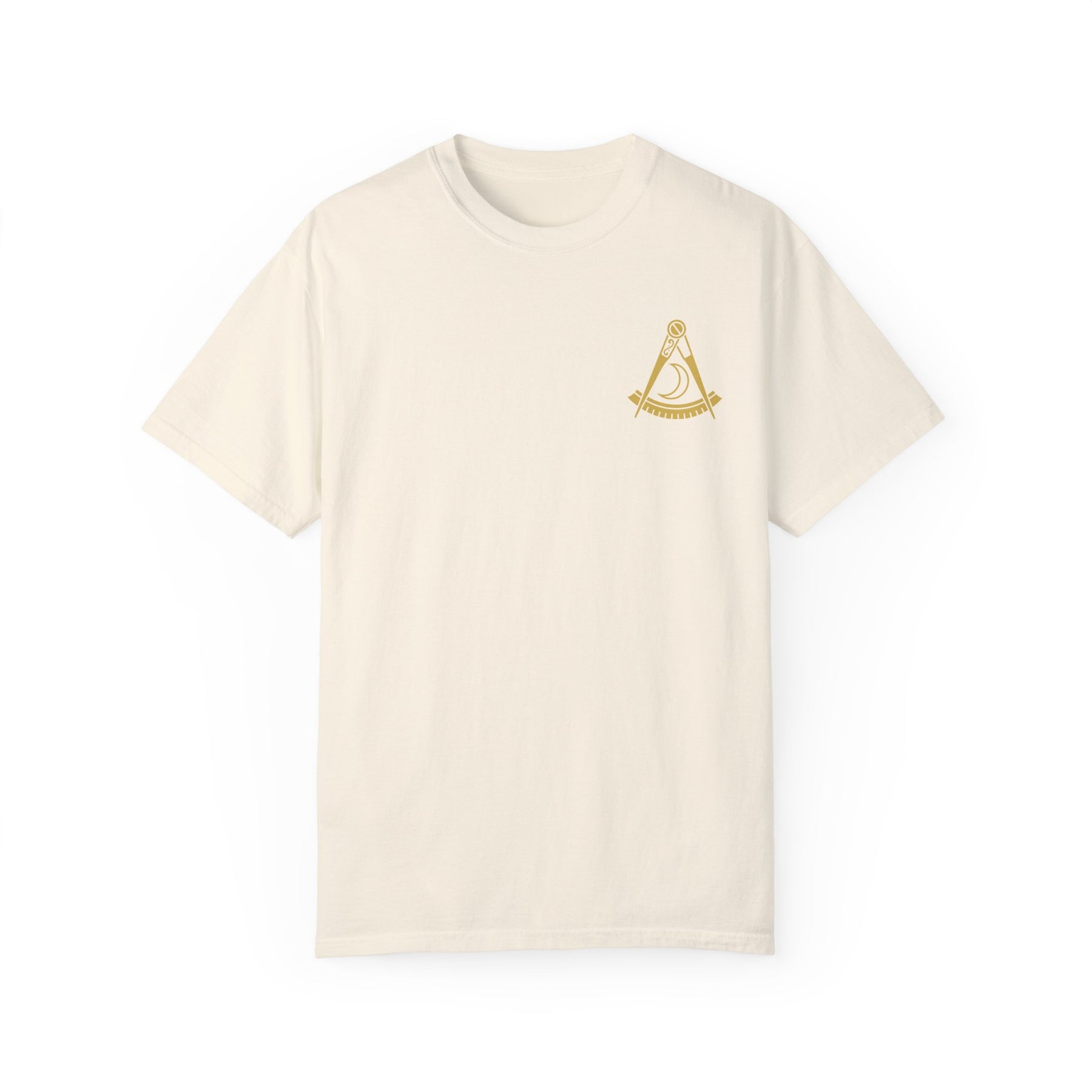 District Deputy Grand Master Blue Lodge T-Shirt - Garment-Dyed Tee - Bricks Masons