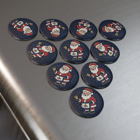 Master Mason Blue Lodge Refrigerator Magnet - Square & Compass G Christmas Decor - Bricks Masons