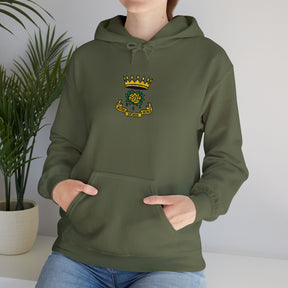 Rose of Seven Seals Hoodie - Soft Cotton Poly Blend Front Stitch Design - Bricks Masons