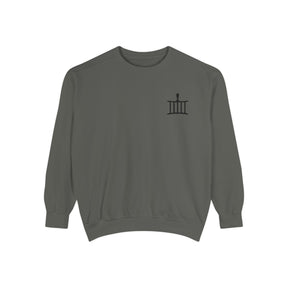 St. Lawrence The Martyr Sweatshirt - Embroidered Black Emblem - Bricks Masons