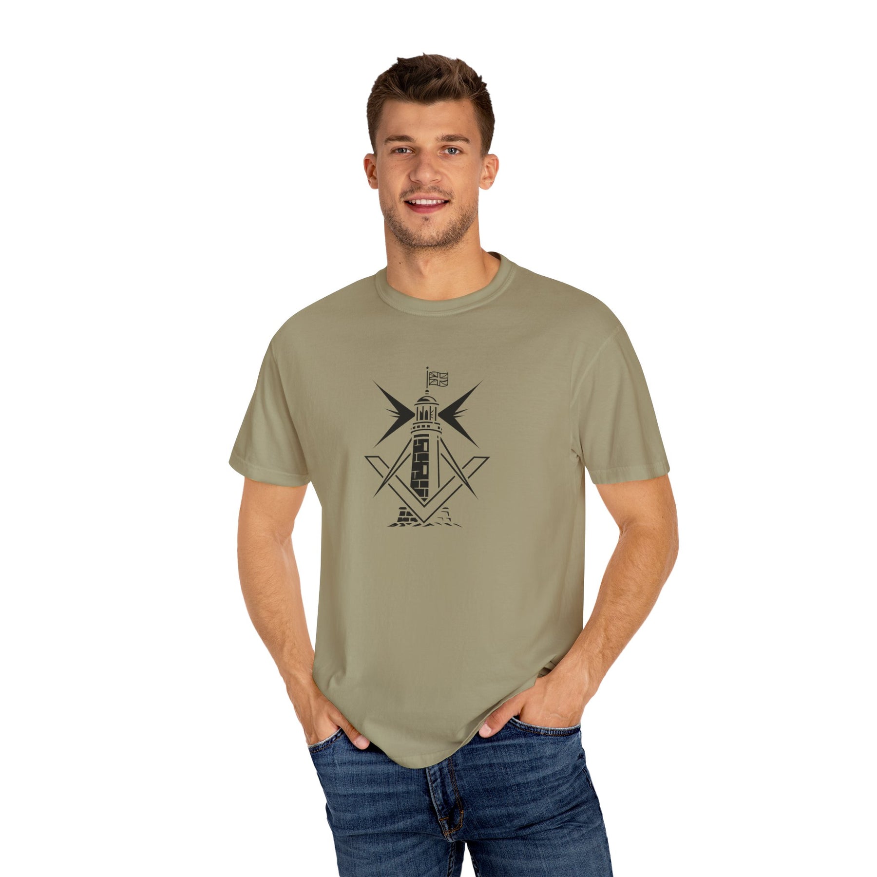 Master Mason Craft T-Shirt - United Kingdom Beacon of Brotherhood - Bricks Masons