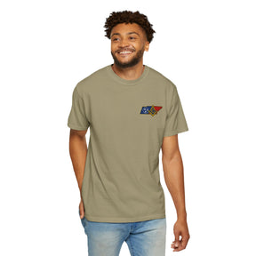 Master Mason Blue Lodge T-Shirt - Garment-Dyed Tennessee Mason - Bricks Masons