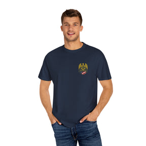 Master Mason Blue Lodge T-Shirt - Veteran Mason Garment-Dyed Tee - Bricks Masons