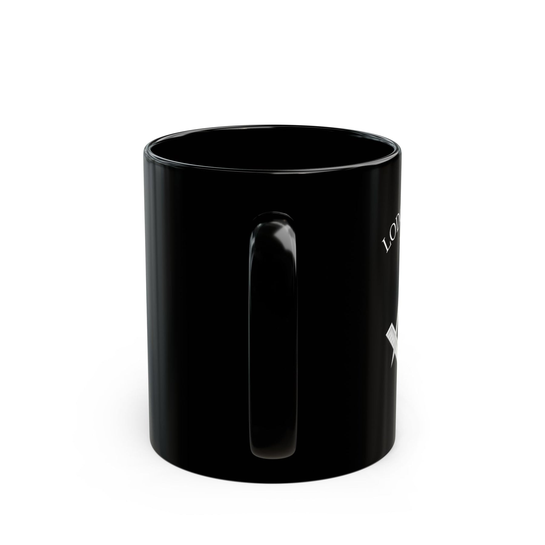 Master Mason Blue Lodge 11oz Black Mug - Bricks Masons