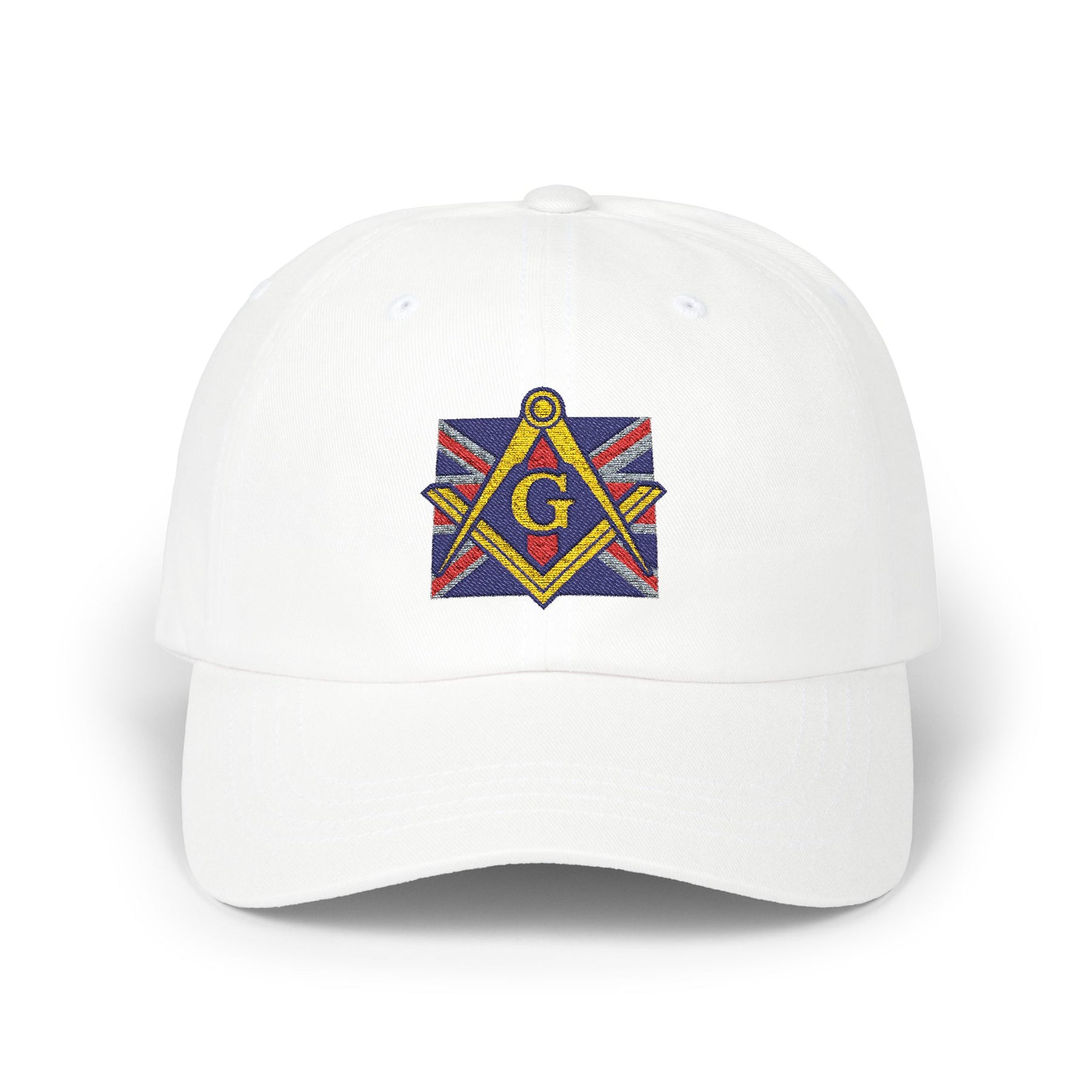 Master Mason Craft Baseball Cap - United Kingdom Mason Square & Compass G - Bricks Masons