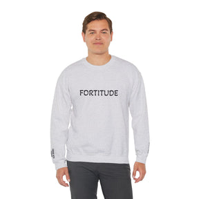 Entered Apprentice Blue Lodge Sweatshirt - Fortitude Front & Sleeves Embroidery - Bricks Masons