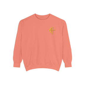 Council of Crusaders Sweatshirt - Embroidered Crusader Cross Chest Crest - Bricks Masons