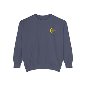 Council of Crusaders Sweatshirt - Embroidered Crusader Cross Chest Crest - Bricks Masons