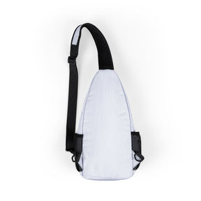 International Masons Crossbody Bag - White & Blue Adjustable Strap Nylon - Bricks Masons