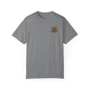 Master Mason Craft T-Shirt - United Kingdom Mason Garment-Dyed Tee - Bricks Masons