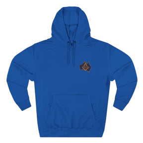 Master Mason Blue Lodge Australia Jurisdiction Hoodie - Signature Front Detail - Bricks Masons