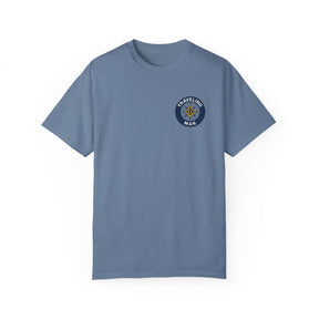 Master Mason Blue Lodge T-Shirt - Traveling Mason Garment-Dyed Tee - Bricks Masons