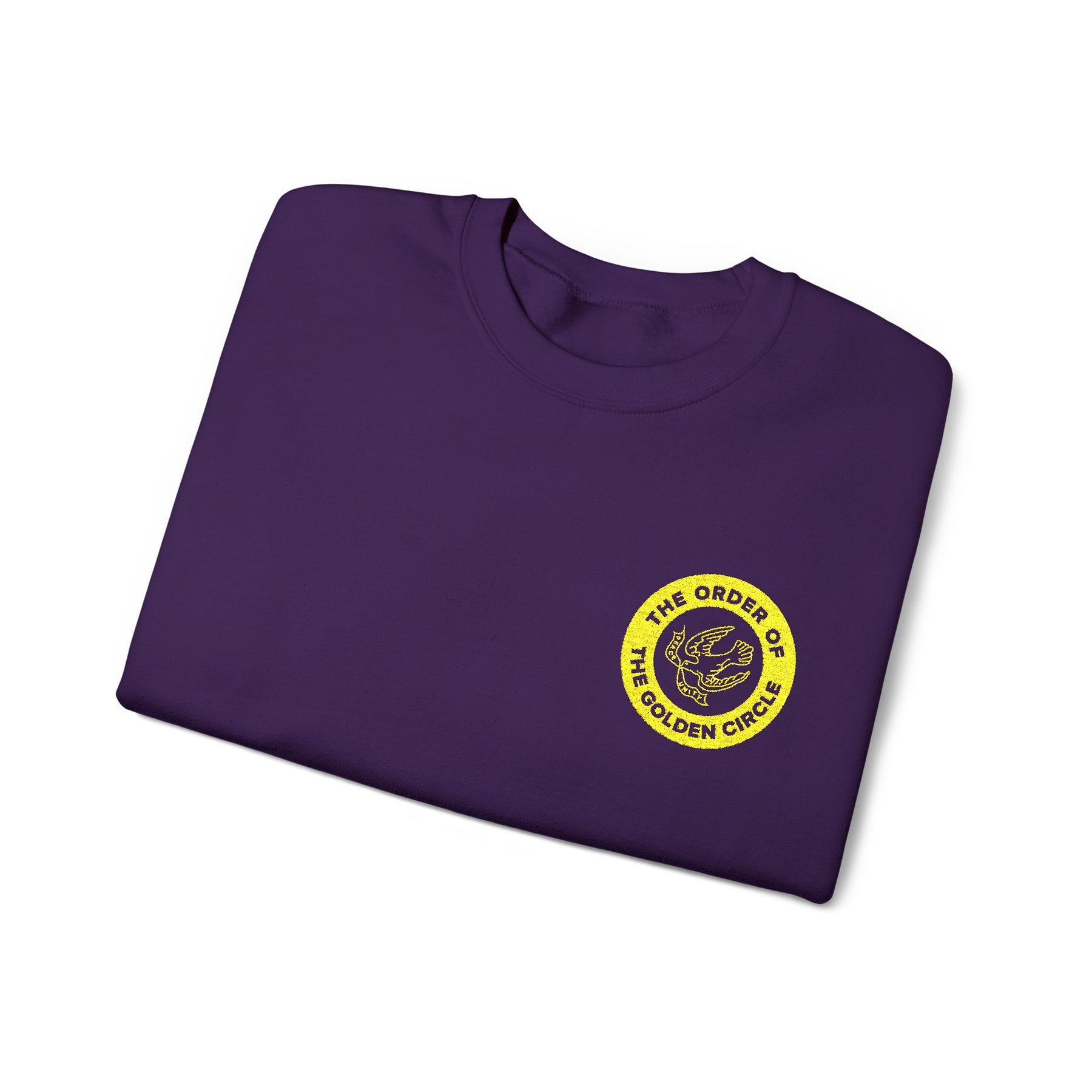 Order of the Golden Circle Sweatshirt - Crewneck Embroidered Front Design - Bricks Masons