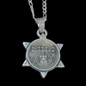 I wove the Demon 16 DUKE ZEPAR and the Secret Seal of Solomon 72 Demons, Lesser Key of Solomon, Goetia, in Silver, 3 x 2.5 cm, 12 g, Art 1875 - Bricks Masons