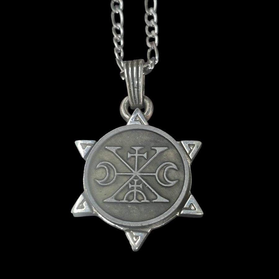 I commemorated Demon 54 DUKE COUNT MURMUR and Secret Seal of Solomon 72 Demons Lesser Key of Solomon Goetia In Silver 3 x 2.5 cm 12 Gr Art 1913 - Bricks Masons