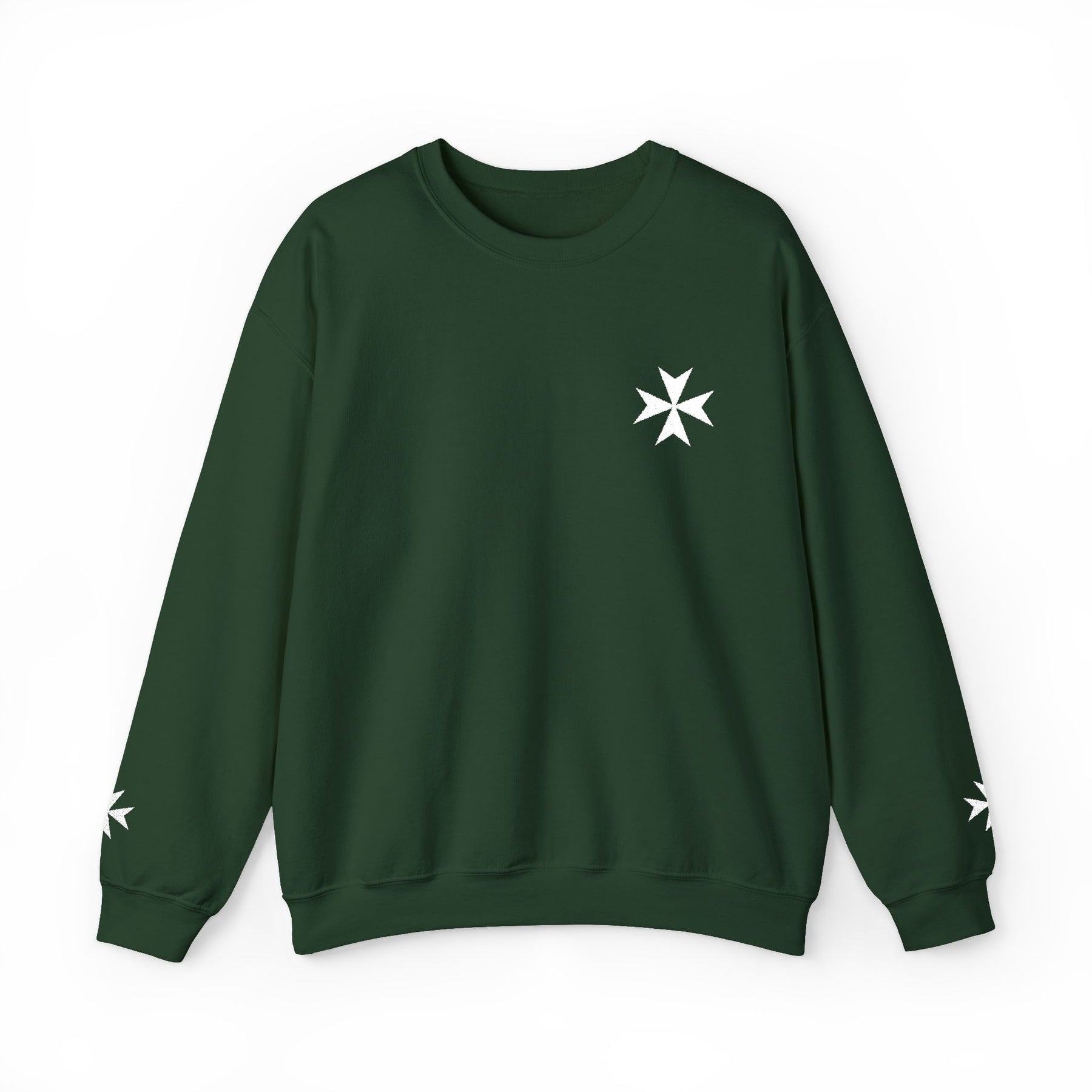 Order of Saint Lazarus Sweatshirt - Crewneck Signature Stitch Design - Bricks Masons