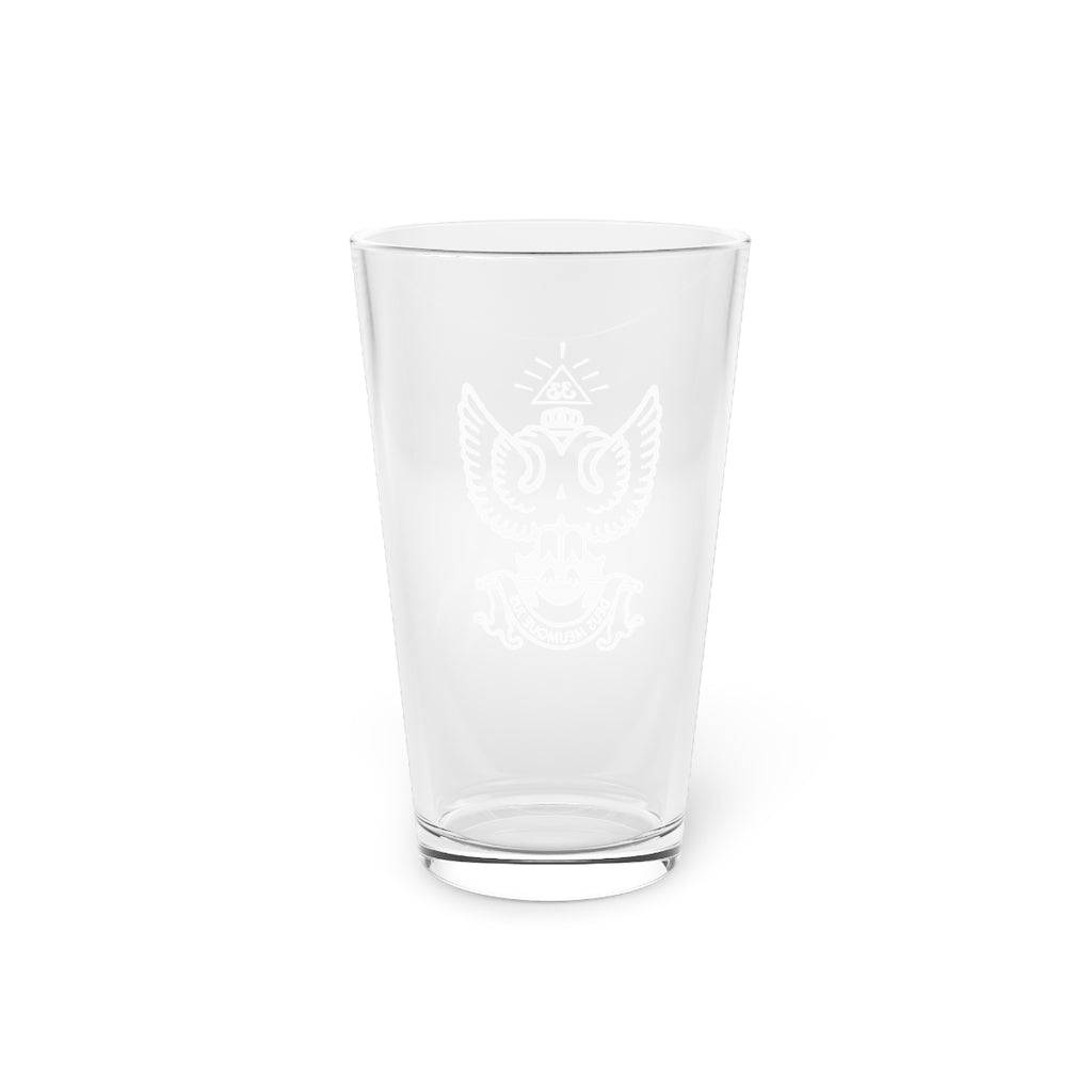 33rd Degree Scottish Rite Pint Glass - Wings Up 16oz