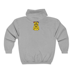 Royal Order of Jesters Hoodie - Zip Up Jacket with Emblem Embroidery - Bricks Masons