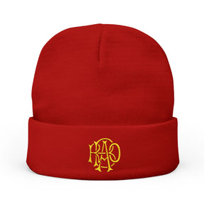 RAOB Beanie - Knit Embroidery Emblem - Bricks Masons