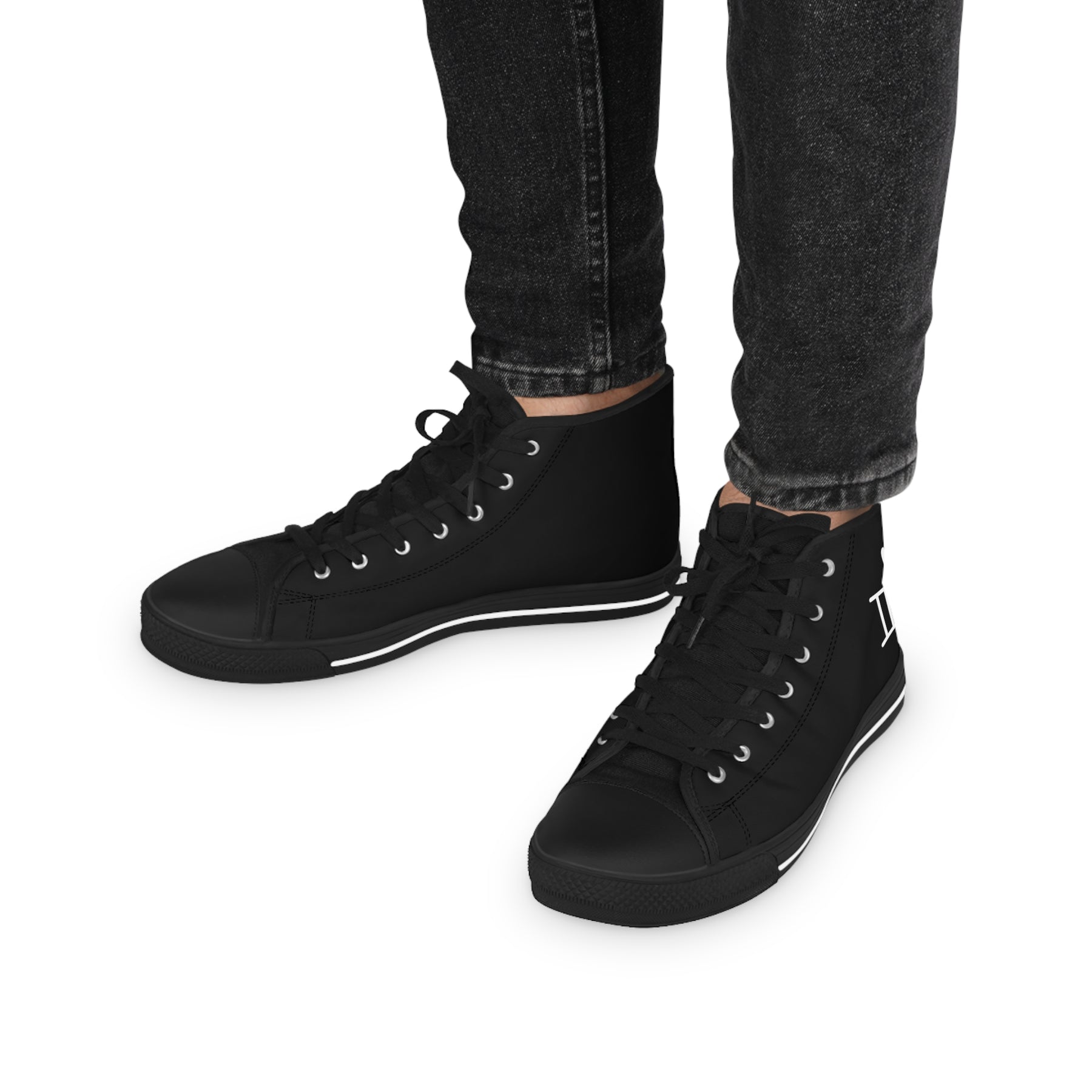 St. Lawrence the Martyr Sneaker - High Top Black & White - Bricks Masons