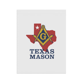 Master Mason Blue Lodge Yard Flag - Texas Masons Printed Poly Poplin - Bricks Masons
