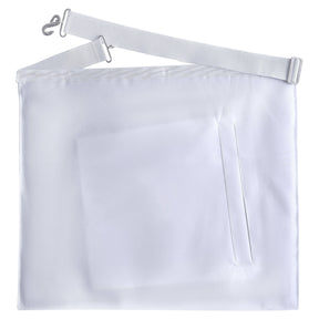 28th Degree Scottish Rite Apron - All White Knight of the Sun - Bricks Masons