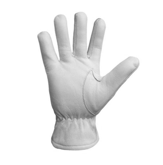 Elks of the World Gloves - White Leather Daughters of IBPOEW