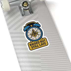 Master Mason Blue Lodge Sticker Decal - Boaz & Jachin Kiss-Cut Colorful - Bricks Masons