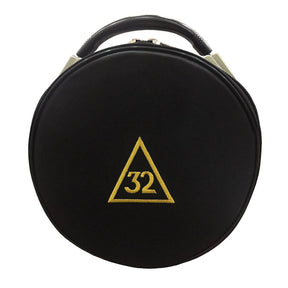 32nd Degree Scottish Rite Crown Cap Case - Black - Bricks Masons