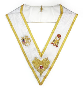 33rd Degree Scottish Rite Regalia Set - WINGS DOWN All Countries Flags - Bricks Masons