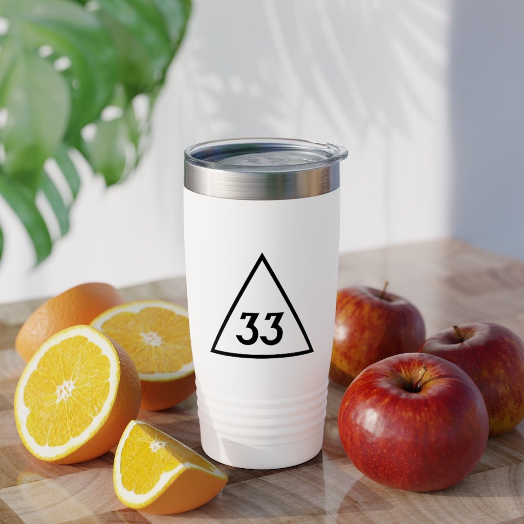 33rd Degree Scottish Rite Ringneck Tumbler - Various Colors - Bricks Masons