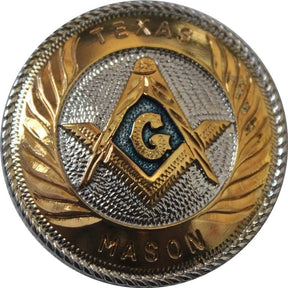Master Mason Blue Lodge Door Knob - Gold & Blue Set of 6 Texas Mason