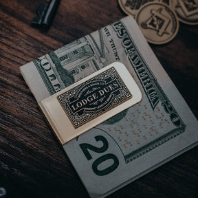 Masonic Money Clip - Lodge Dues